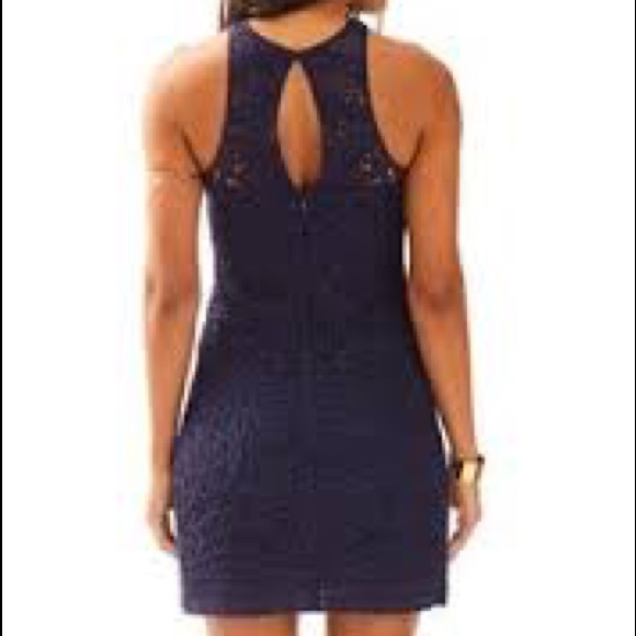 Sz S Lilly Pulitzer JAIMIE KNIT LACE SHIFT DRESS - Picture 3 of 8